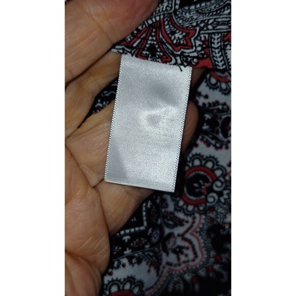 A Talbots Women's Top Sleeveless Bohemian Eastern Gypsy Office Siren M - Picture 5 of 9